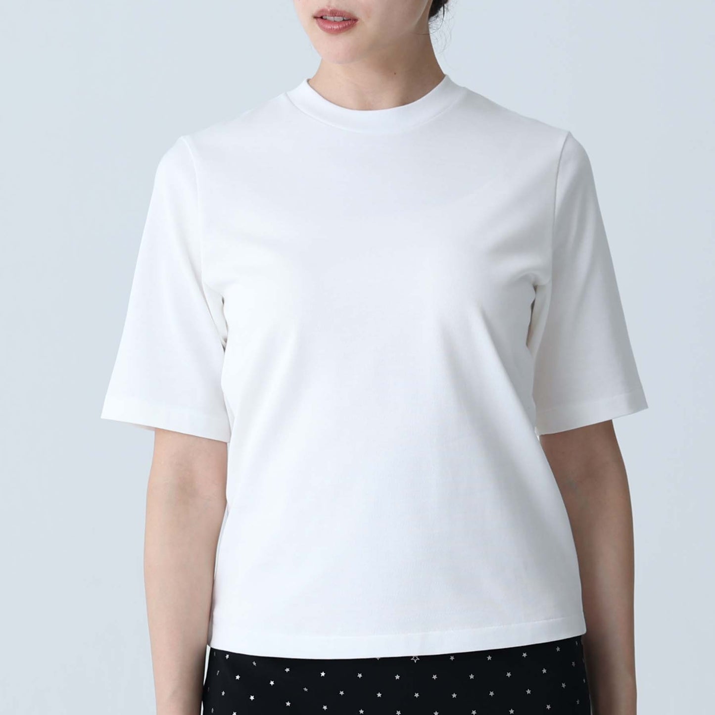 C-BL-83 Robin flower blouse WHITE