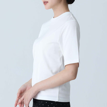 C-BL-83 Robin flower blouse WHITE