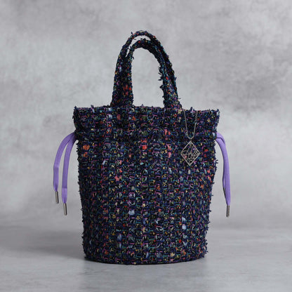 9月上旬～中旬お届け予定F-BG-51「Wreath tweed」Lien bucket 【全2色】