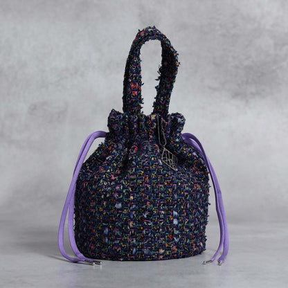 9月上旬～中旬お届け予定F-BG-51「Wreath tweed」Lien bucket 【全2色】