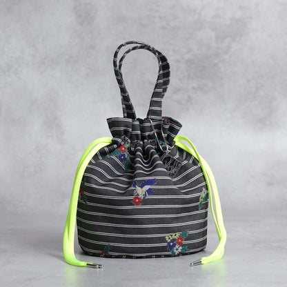 9月上旬～中旬お届け予定F-BG-53「Robin stripe」Lien bucket 【全1色】