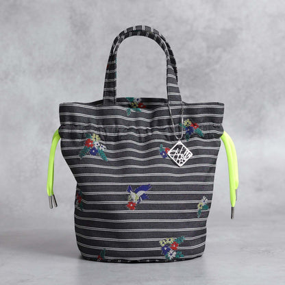 9月上旬～中旬お届け予定F-BG-53「Robin stripe」Lien bucket 【全1色】
