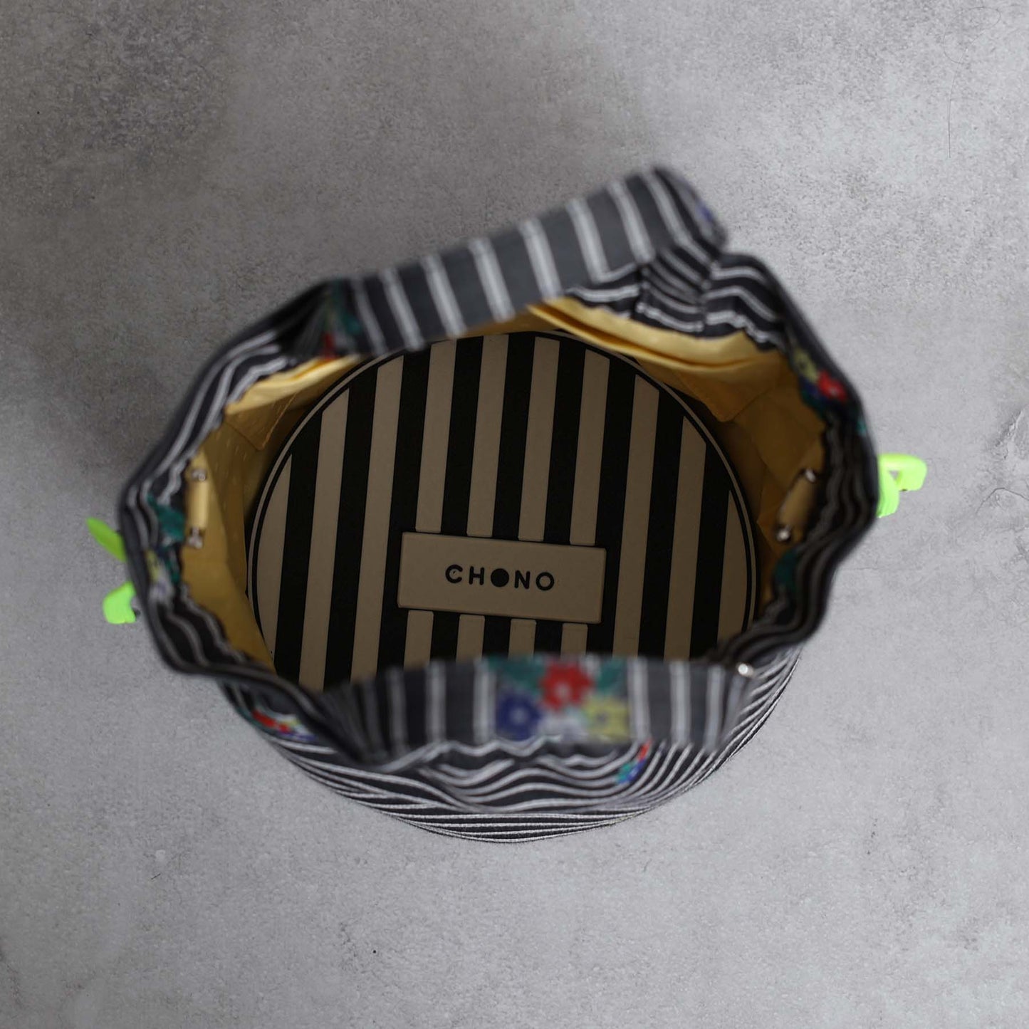 9月上旬～中旬お届け予定F-BG-53「Robin stripe」Lien bucket 【全1色】