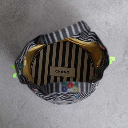 9月上旬～中旬お届け予定F-BG-53「Robin stripe」Lien bucket 【全1色】