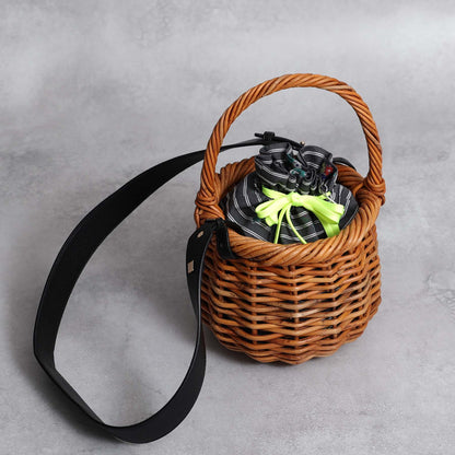 9月上旬～中旬お届け予定F-BG-53「Robin stripe」Lien bucket 【全1色】