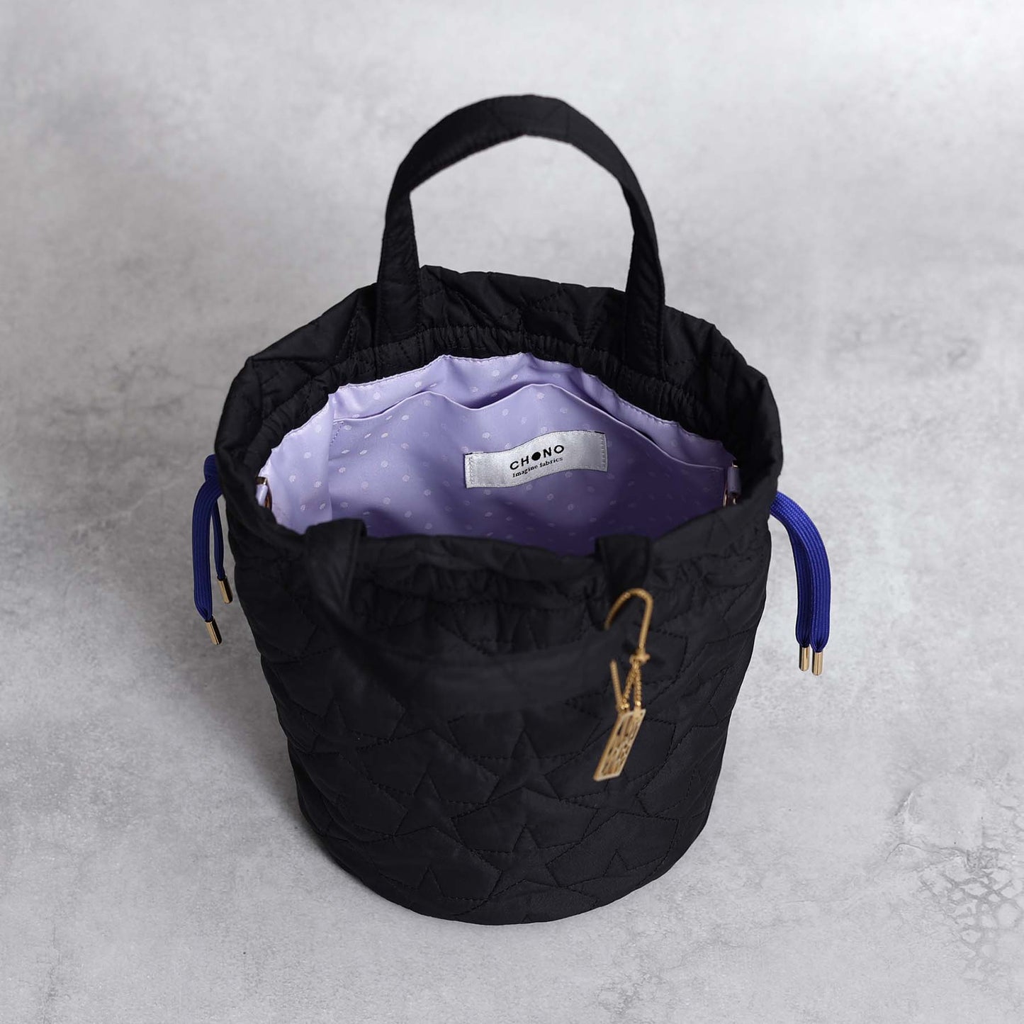 9月上旬～中旬お届け予定F-BG-54「Stella quilt」Lien bucket 【全1色】