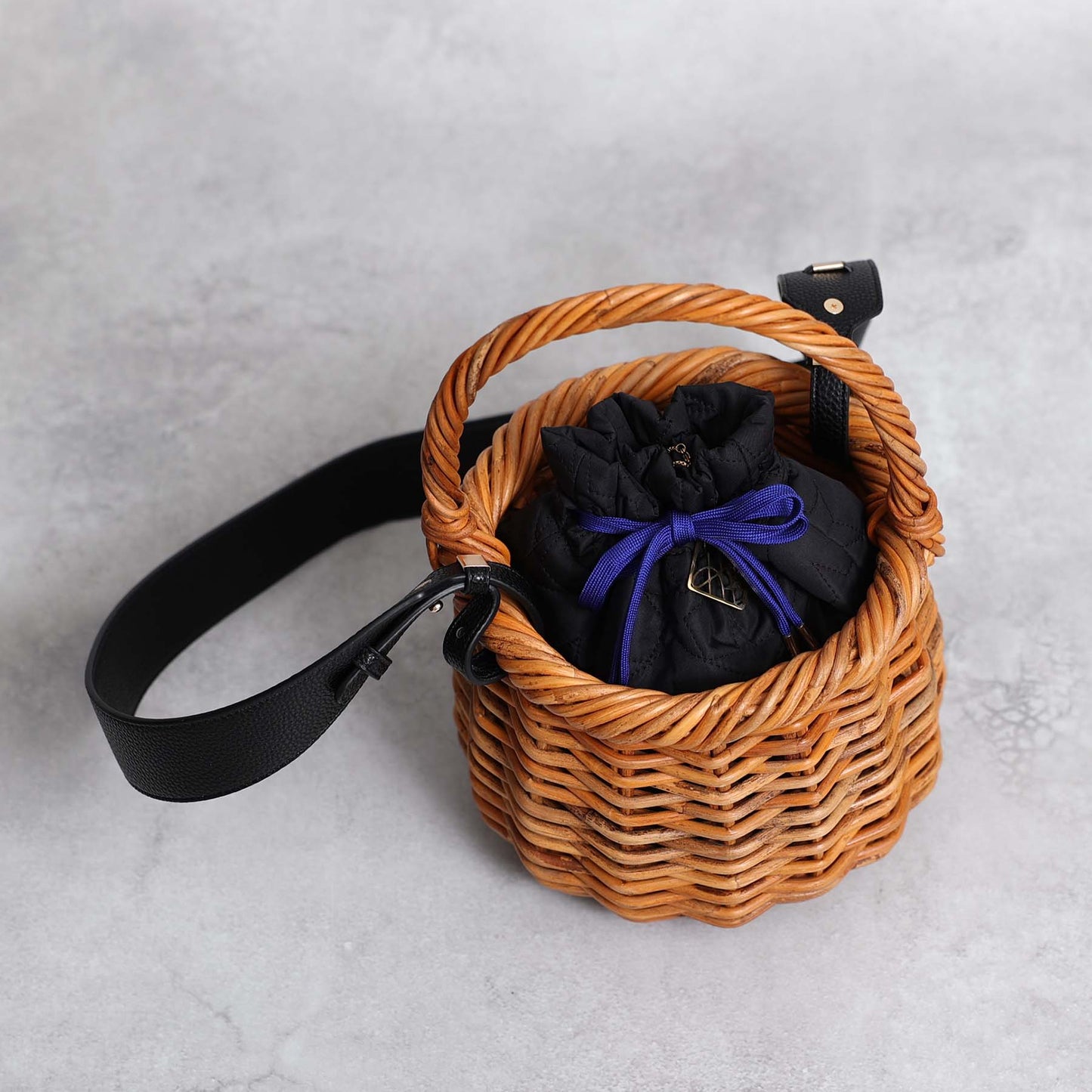 9月上旬～中旬お届け予定F-BG-54「Stella quilt」Lien bucket 【全1色】