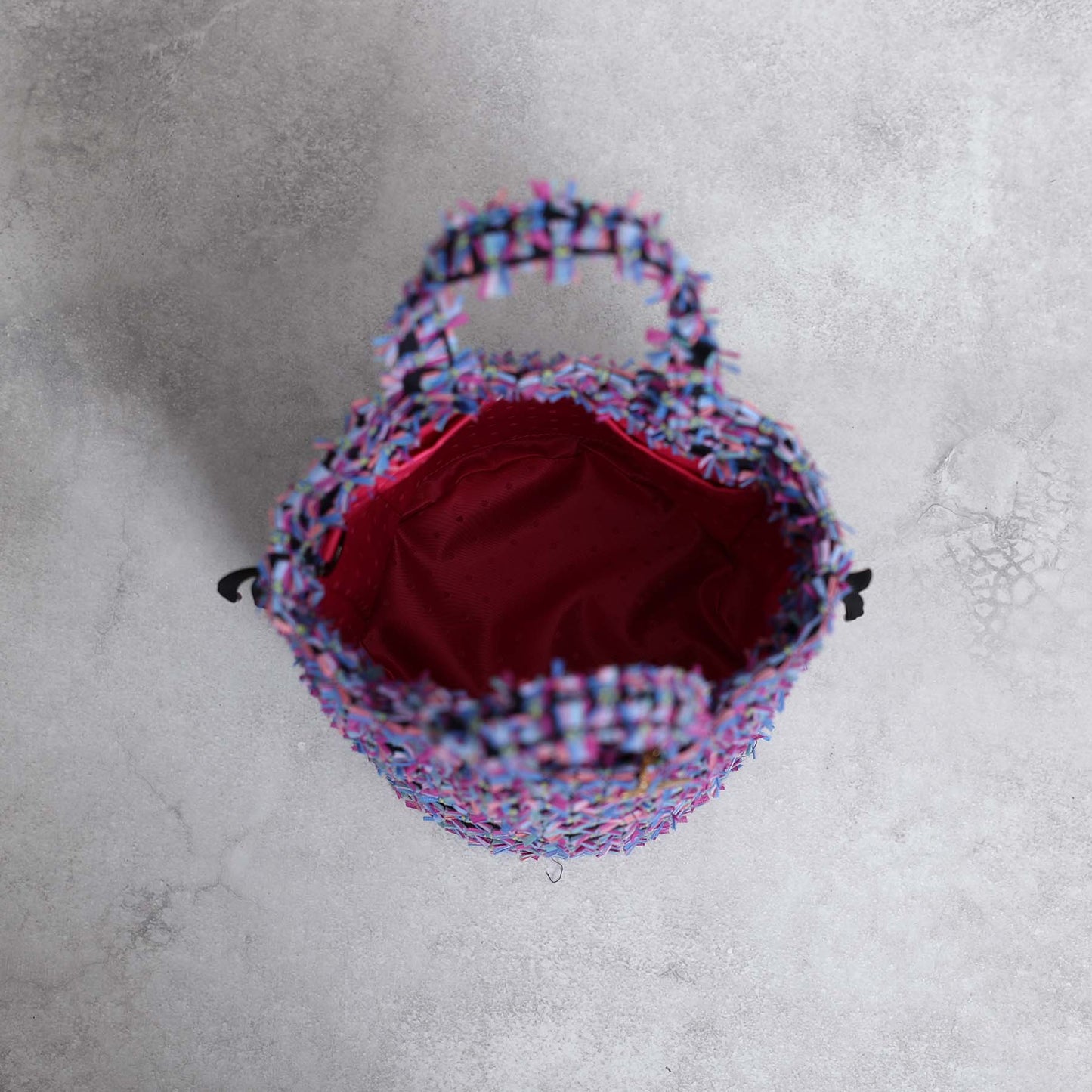 9月上旬～中旬お届け予定F-BG-52「Feather flower jacquard」Lien bucket 【全1色】