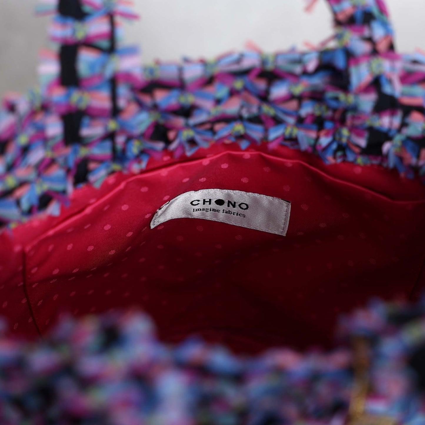 9月上旬～中旬お届け予定F-BG-52「Feather flower jacquard」Lien bucket 【全1色】