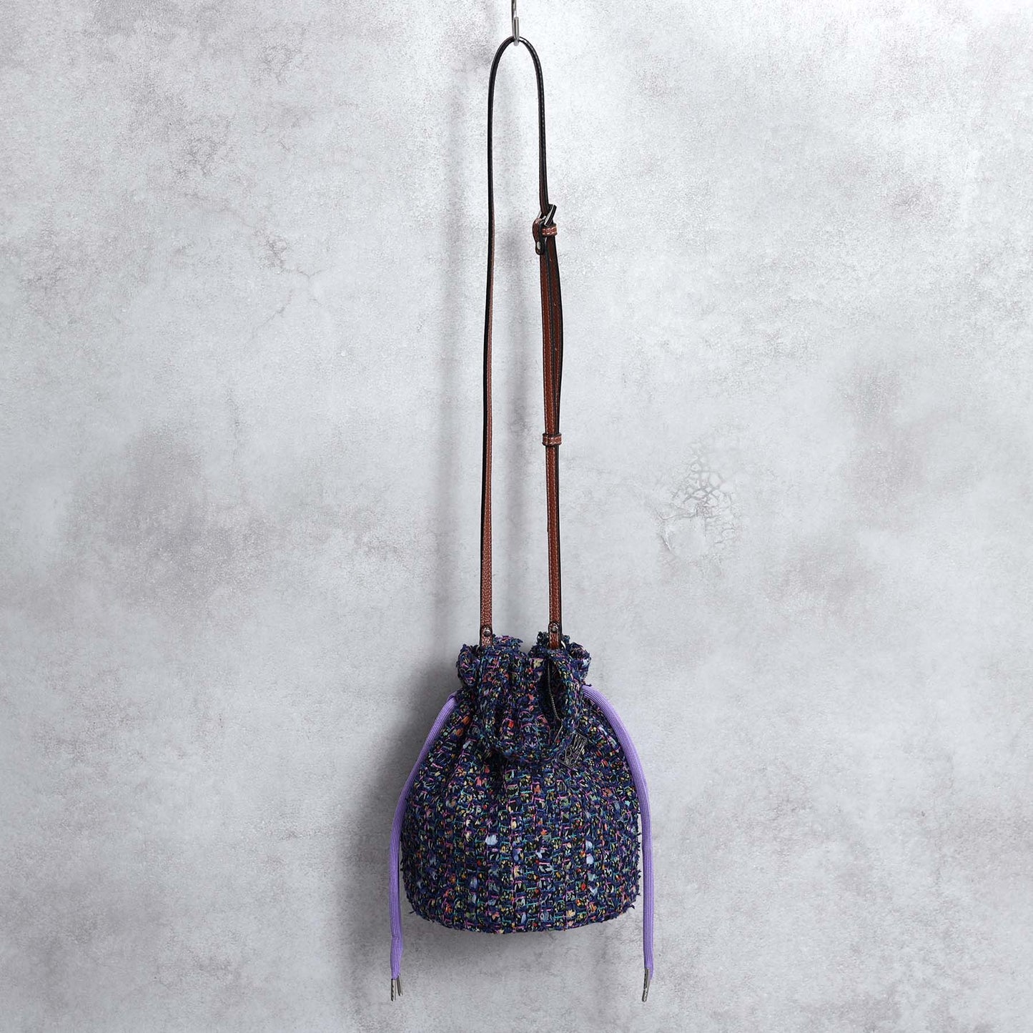 9月上旬～中旬お届け予定F-BG-51「Wreath tweed」Lien bucket 【全2色】