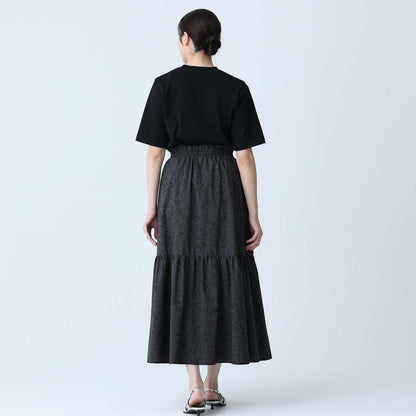 C-BL-83 Robin flower blouse WHITE