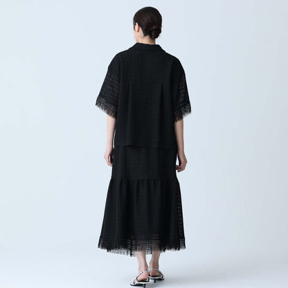 C-BL-83 Robin flower blouse WHITE