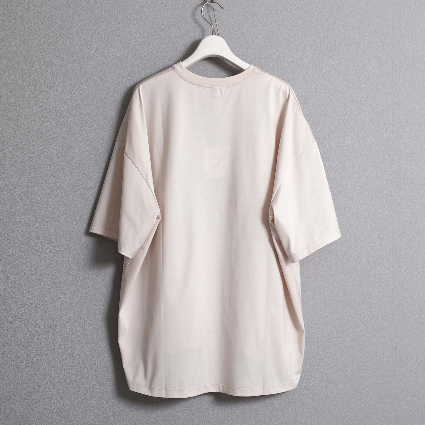 F-CS-10E「Snowmelt knit」Logo tee【BEIGE】