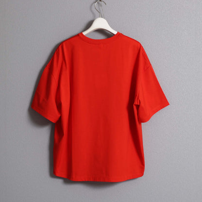 F-CS-10H「Snowmelt knit」Logo tee【RED】