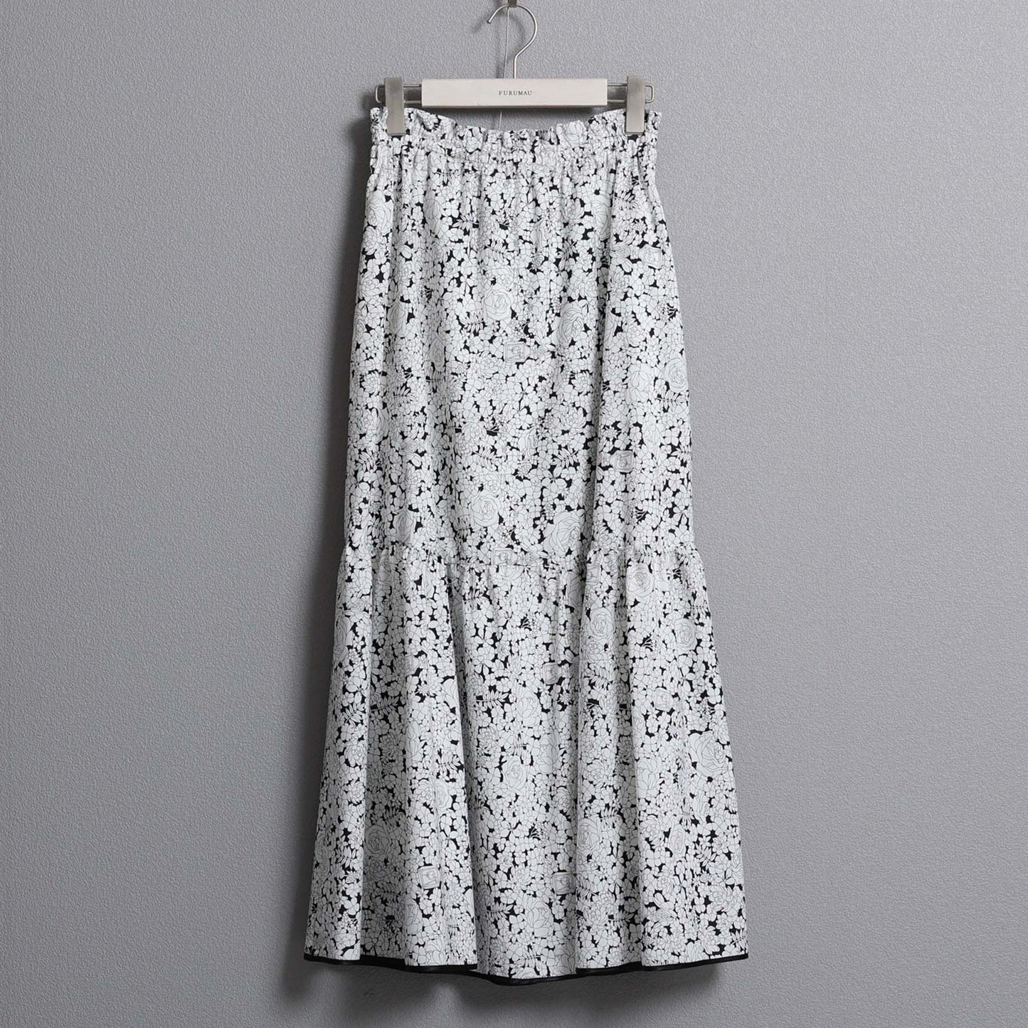 C-BL-83 Robin flower blouse WHITE