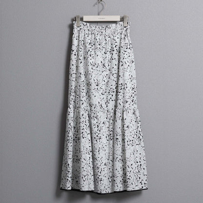 C-BL-83 Robin flower blouse WHITE