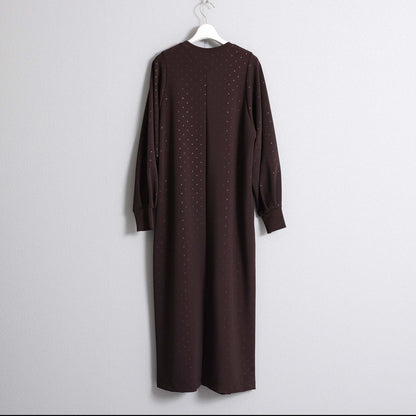 2026AW【10月中旬お届け予定】 F-DR-07「Stella dot knit」Long dress【全2色】