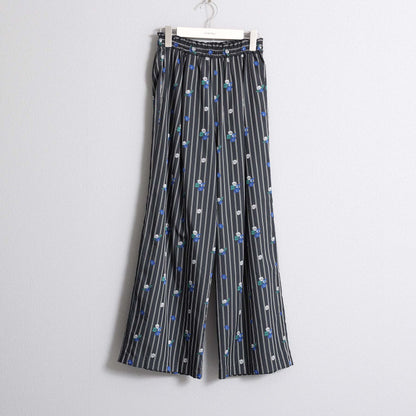 2026AW【10月下旬お届け予定】 F-PT-13「Robin stripe」Easy wide pants【全3色】