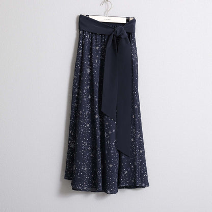 2026AW【10月中旬お届け予定】 F-SK-14「Nocturne Veil」Long skirt【全2色】
