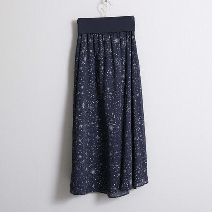 2026AW【10月中旬お届け予定】 F-SK-14「Nocturne Veil」Long skirt【全2色】