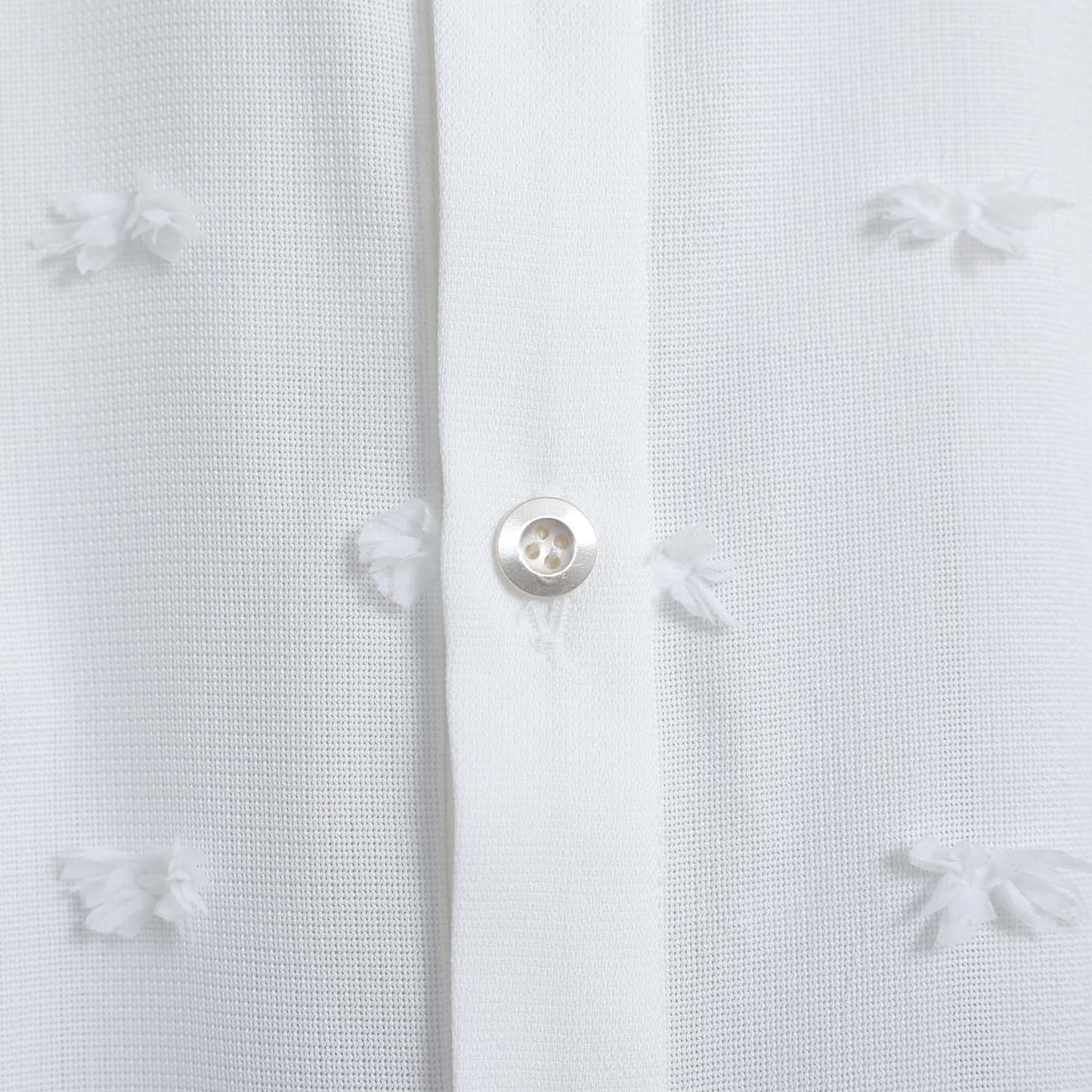 C-BL-83 Robin flower blouse WHITE