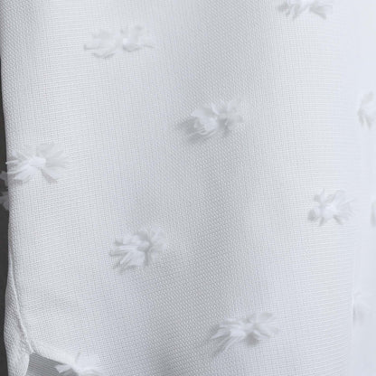 C-BL-83 Robin flower blouse WHITE