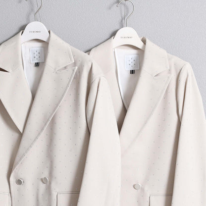 F-JK-09「Stella dot」Relax jacket ECRU×SILVER