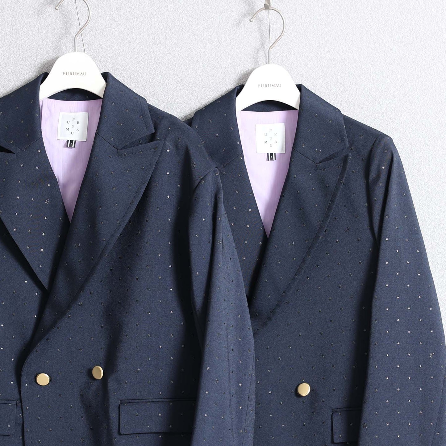 F-JK-09「Stella dot」Relax jacket NAVY×BLACK