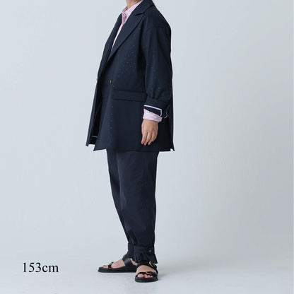 5月中旬お届け予定 F-PT-07「Éclat Stretch」2way pants【全2色】