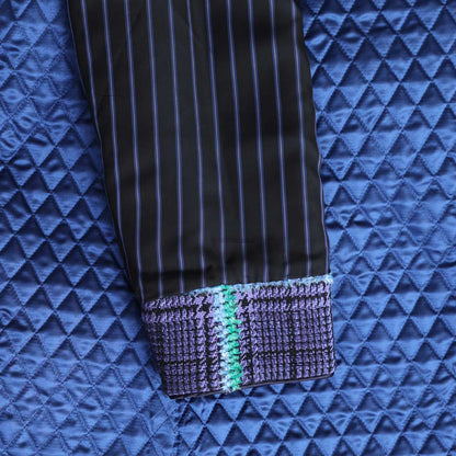 11月下旬~12月上旬お届け予定 F-JK-02 「Feather over plaid」Over chester coat