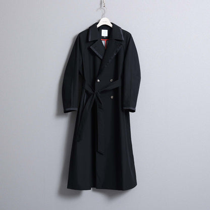 F-JK-10「Three layer」Long coat BLACK