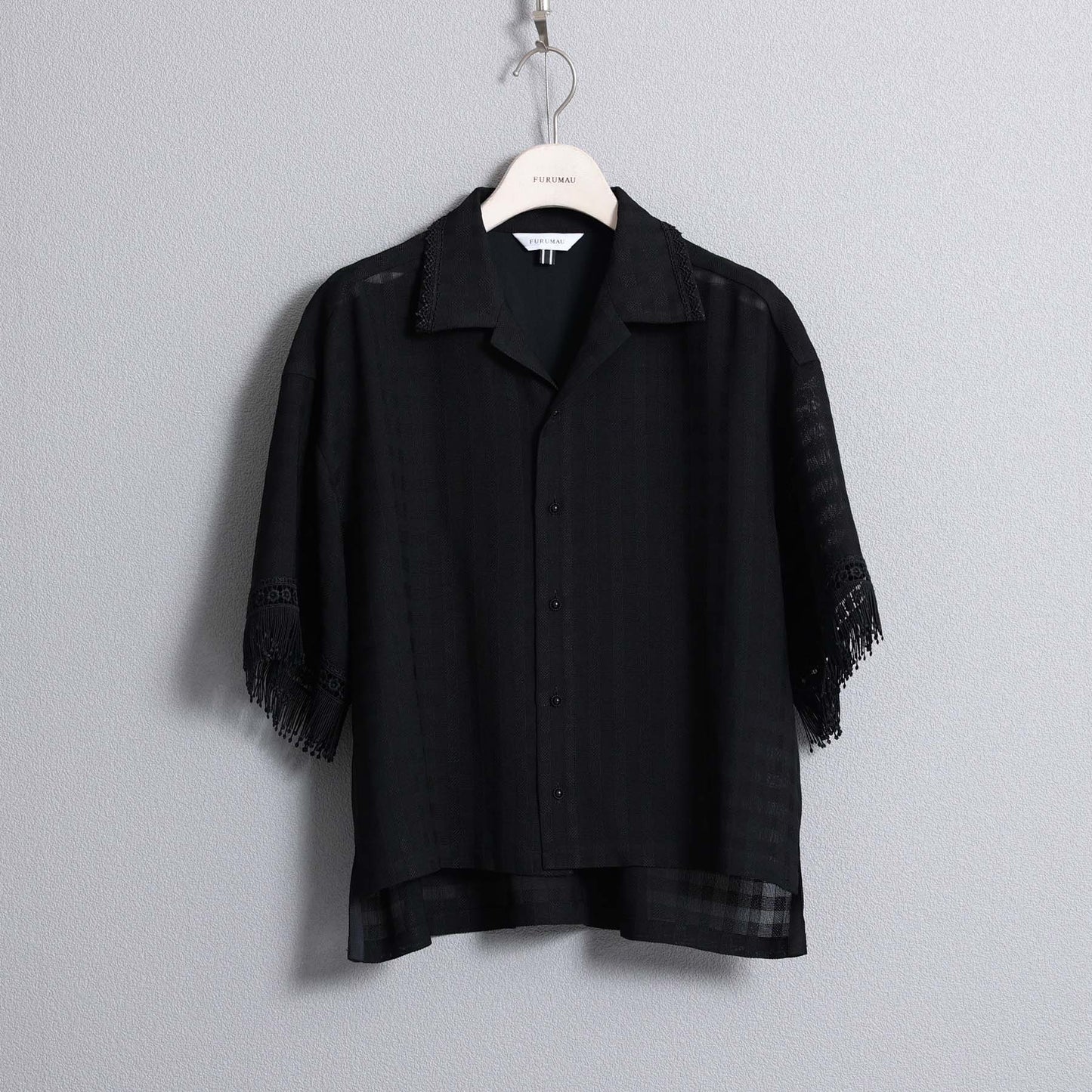 C-BL-83 Robin flower blouse WHITE