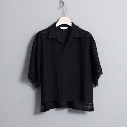 C-BL-83 Robin flower blouse WHITE