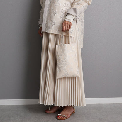 C-BL-83 Robin flower blouse WHITE