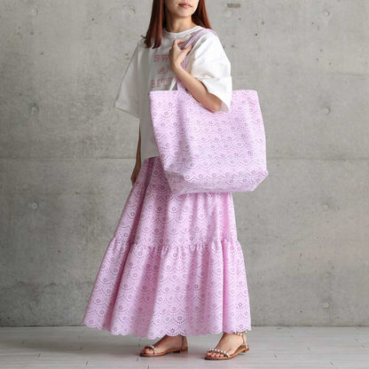 C-BG-101「The Secret Garden」Big tote LILAC