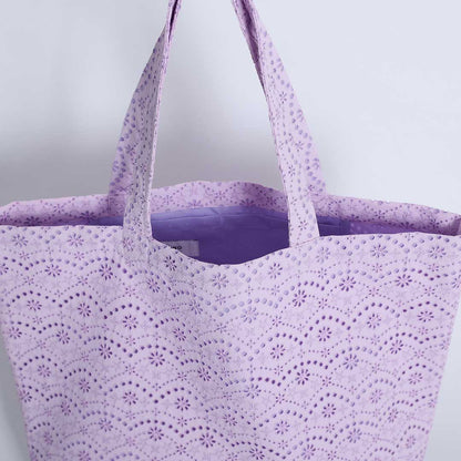 C-BG-101「The Secret Garden」Big tote LILAC