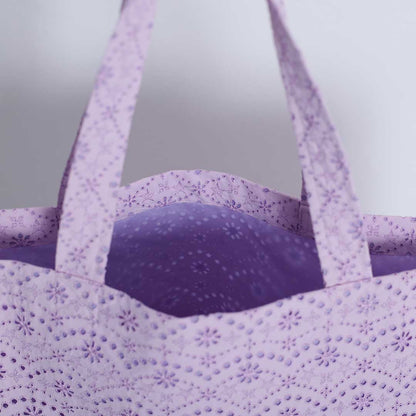 C-BG-101「The Secret Garden」Big tote LILAC