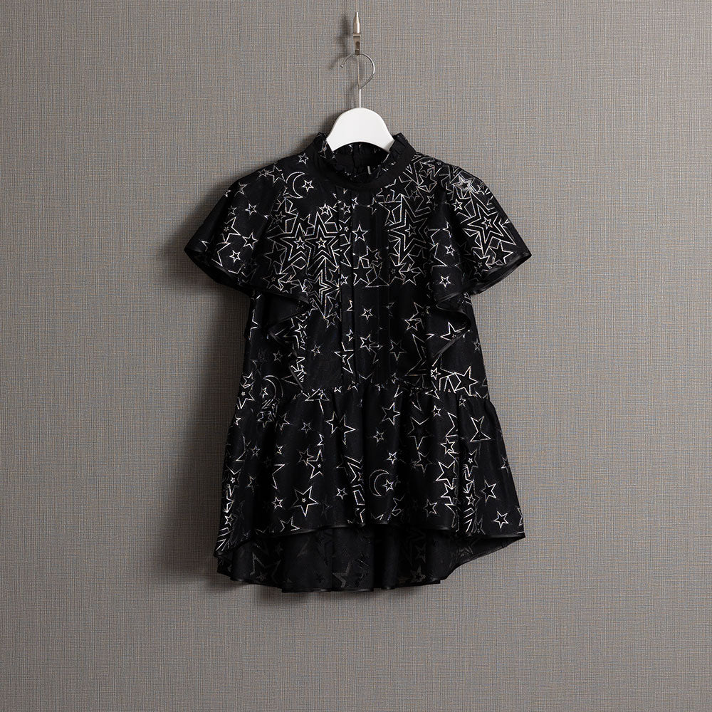 C-BL-76「Blanche」Stand collar blouse