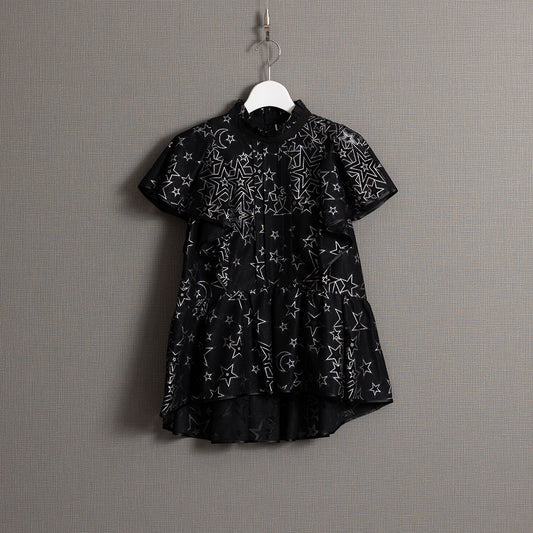 C-BL-76「Blanche」Stand collar blouse