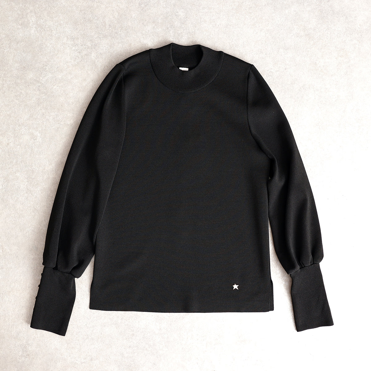 C-KN-33B「Earring cuffs knit」High-neck knit【全5色】