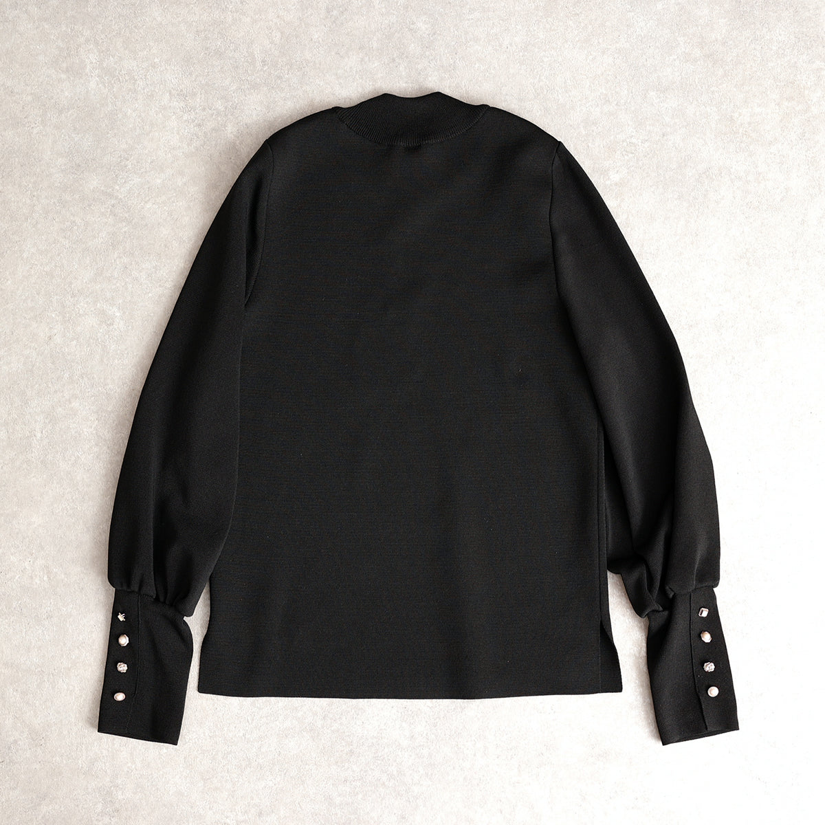 C-KN-33B「Earring cuffs knit」High-neck knit【全5色】