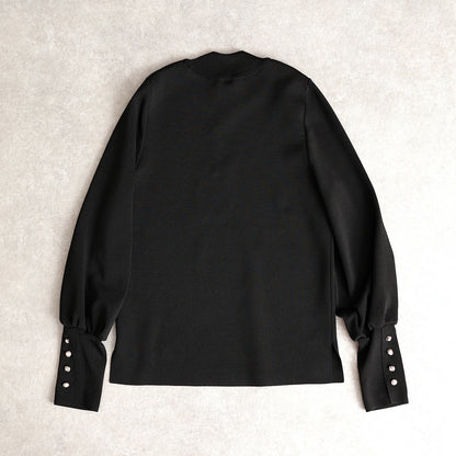 C-KN-33B「Earring cuffs knit」High-neck knit【全5色】