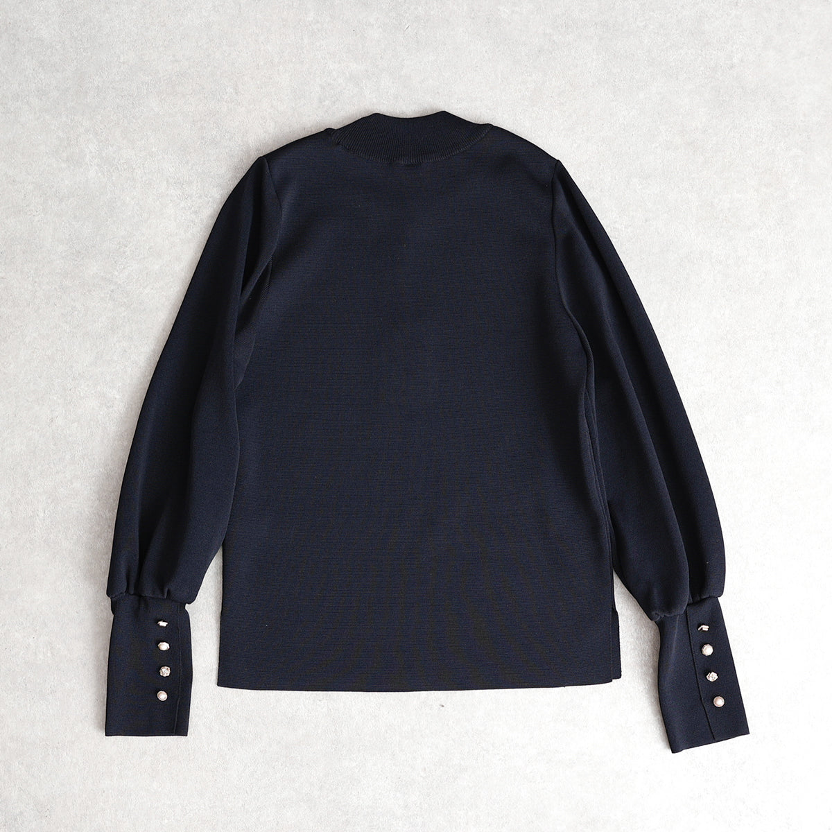 C-KN-33B「Earring cuffs knit」High-neck knit【全5色】