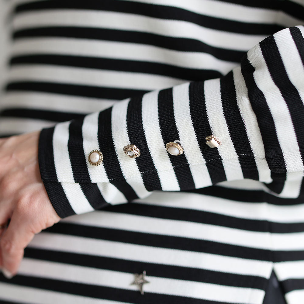 C-BL-83 知更鸟花衬衫 白色