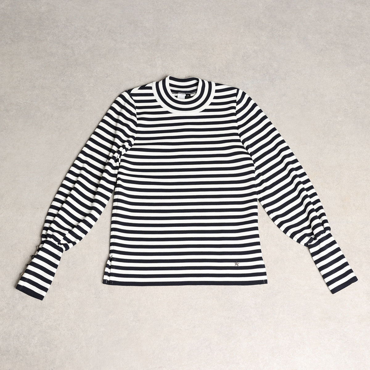 C-KN-33B「Earring cuffs knit」High-neck knit【全5色】