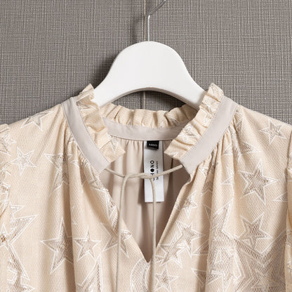 C-OP-62「Blanche」peplum dress ECRU