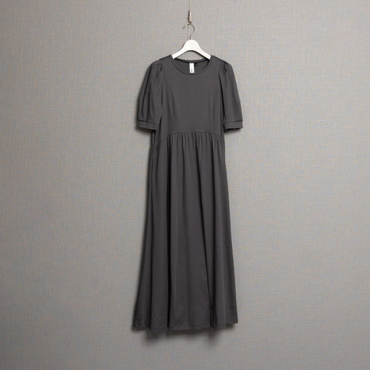 C-OP-63B「Whip smooth」Long dress C-GRAY