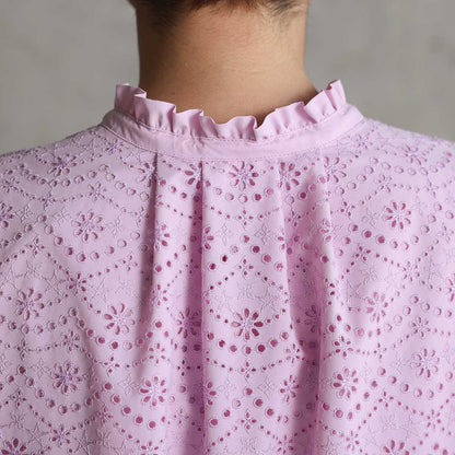 C-OP-68「The Secret Garden」Tiered long dress LILAC