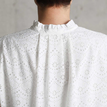 C-OP-68「The Secret Garden」Tiered long dress WHITE