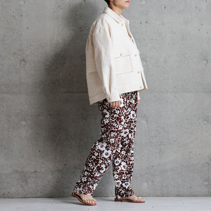 C-PT-42「Hachidori」 Easy pants BROWN